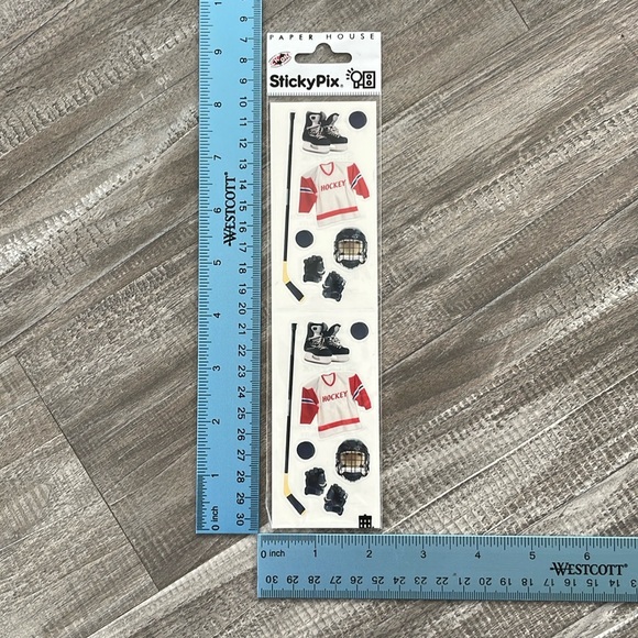 NWT 6 Hockey Themed Sticker Packages - Variety of Sizes and Styles! - Picture 4 of 17